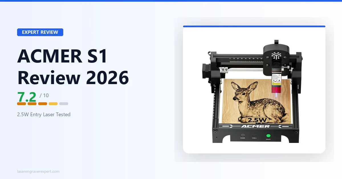 ACMER S1 Review: Is This $60 Laser Engraver Actually Worth It?