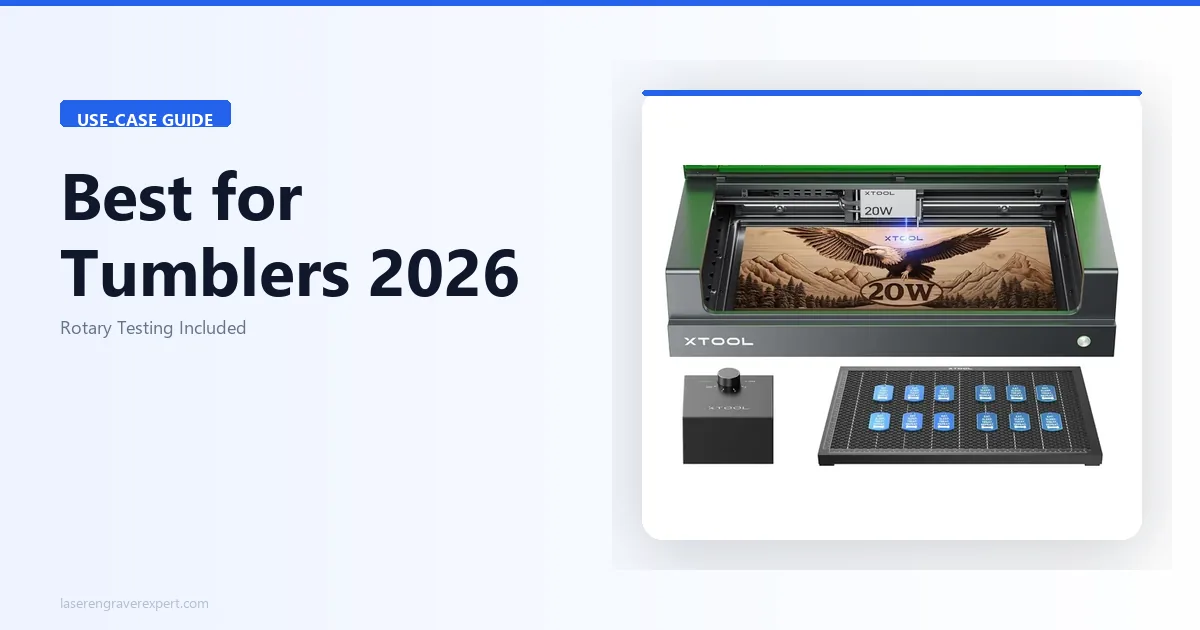 Best Laser Engraver for Tumblers 2026: 5 Machines We Actually Tested on Cups and Drinkware