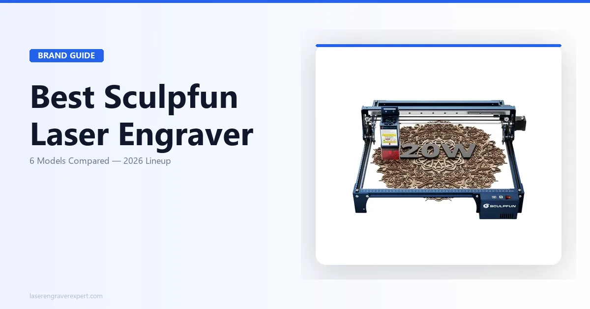Best Sculpfun Laser Engraver 2026: Full Lineup Compared