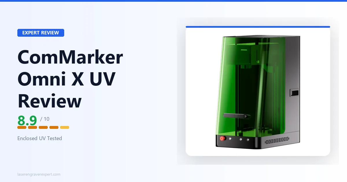 ComMarker Omni X UV Review 2026: Is the $3,599 Enclosure Worth It?